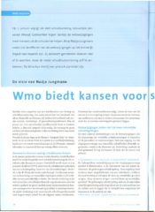 thumbnail of 2007 11 WMO magazine Wmo biedt kansen voor schuldhulpverlening