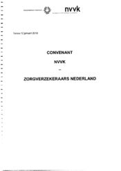 thumbnail of Convenant NVVK- Zorgverzekeraars Nederland